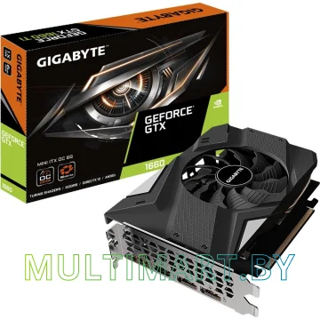 Видеокарта Gigabyte GeForce GTX 1660 Mini ITX OC 6GB GDDR5 GV-N1660IXOC-6GD картинка 4